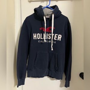 Hollister Men’s Navy Hoodie